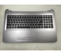 Keyboard Teclado con Palmrest Original Compatible con HP 250 G5 255 G5 256 G5 15-ay 15-ba - Español - Silver - Part Number 905891-071 907173-071 907174-071 PK131TW1AK 27 kg. No retroiluminada