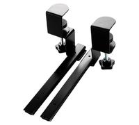 Keyboard Tray Rail - Rotating Under Desk Mount, Under Desk Keyboard Rail, Adjustable Sliding | Punch-Free Rotating Desks Mount Tray with Phone Holder | for Office Table, PC, Laptop, Bedroom, Dorm