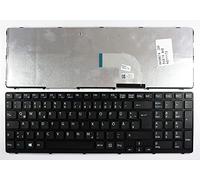 Keyboard4Laptops Alemán Marco Negro Negro Windows 8 Teclado de Repuesto para Ordenador portátil Compatible con Sony Vaio SVE1511A1EB