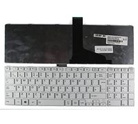 Keyboard4Laptops Reino Unido Marco White White Teclado de Repuesto para Ordenador portátil Compatible con Toshiba Satellite L850-16V