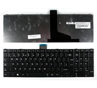 Keyboard4Laptops Reino Unido Negro Windows 8 Teclado de Repuesto para Ordenador portátil Compatible con Toshiba Satellite C850-11V