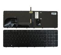Keyboards4Laptops Alemán con Pointer Marco Gris Retroiluminada Negro Teclado de Repuesto para Ordenador portátil Compatible con HP Elitebook 850 G4