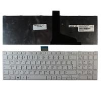 Keyboards4Laptops Alemán Marco Blanco Blanco Teclado de Repuesto para Ordenador portátil Compatible con Toshiba Satellite L850-1K6