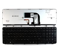 Keyboards4Laptops Alemán Marco Negro Brillante Retroiluminada Negro Windows 8 Teclado de Repuesto para Ordenador portátil Compatible con HP Pavilion DV6-7056er
