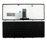 Keyboards4Laptops Alemán Marco Negro Negro Windows 8 Teclado de Repuesto para Ordenador portátil Compatible con Lenovo Flex 2 14 Inch