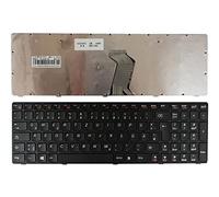 Keyboards4Laptops Alemán Marco Negro Negro Windows 8 Teclado de Repuesto para Ordenador portátil Compatible con Lenovo Essential G505