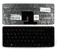 Keyboards4Laptops Alemán Negro Brillante Teclado de Repuesto para Ordenador portátil Compatible con HP Pavilion dv2-1025es
