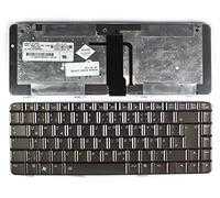 Keyboards4Laptops Alemán Retroiluminada Café Teclado de Repuesto para Ordenador portátil Compatible con HP Pavilion DV3524TX
