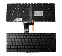 Keyboards4Laptops Alemán Retroiluminada Gris Windows 8 Teclado para Ordenador portátil Compatible con Lenovo PK131YJ3B19
