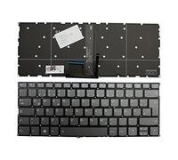 Keyboards4Laptops Alemán Retroiluminada Gris Windows 8 Teclado para Ordenador portátil Compatible con Lenovo NSK-BWABN