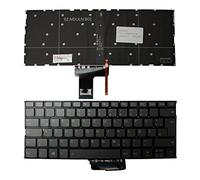 Keyboards4Laptops Alemán Retroiluminada Negro Windows 8 Teclado de Repuesto para Ordenador portátil Compatible con Lenovo IdeaPad Yoga 720-13IKBR