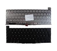 Keyboards4Laptops Alemán versión retroiluminada (sin Placa retroiluminado) Negro Teclado de Repuesto para Ordenador portátil Compatible con Apple MacBook Pro A2141