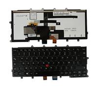 Keyboards4Laptops Francés con Pointer Marco Negro Retroiluminada Negro Windows 8 Teclado de Repuesto para Ordenador portátil Compatible con Lenovo Thinkpad X240S