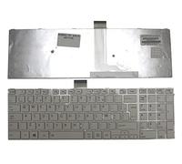 Keyboards4Laptops Francés Marco Blanco Blanco Windows 8 Teclado de Repuesto para Ordenador portátil Compatible con Toshiba Satellite S50-S432G