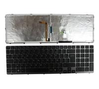 Keyboards4Laptops Francés Marco Gris Retroiluminada Negro Teclado de Repuesto para Ordenador portátil Compatible con Sony Vaio SVE1513R1E