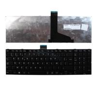 Keyboards4Laptops Francés Marco Negro Brillante Negro Teclado de Repuesto para Ordenador portátil Compatible con Toshiba Satellite L850-153