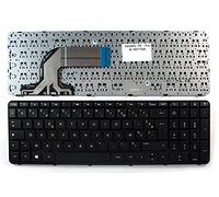 Keyboards4Laptops Francés Marco Negro Brillante Negro Windows 8 Teclado de Repuesto para Ordenador portátil Compatible con HP Pavilion 15-n008TX