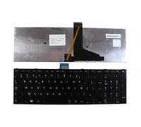 Keyboards4Laptops Francés Marco Negro Brillante Retroiluminada Negro Windows 8 Teclado de Repuesto para Ordenador portátil Compatible con Toshiba Satellite C70D-B-30D