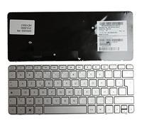 Keyboards4Laptops Francés Marco Plata Plata Teclado de Repuesto para Ordenador portátil Compatible con HP Mini 210-2001XX