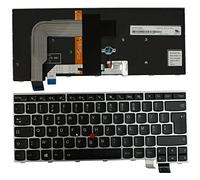 Keyboards4Laptops Francés Marco Plata Retroiluminada Negro Windows 8 Teclado para Ordenador portátil Compatible con Lenovo SN20L82088
