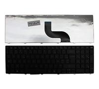 Keyboards4Laptops Francés Negro Teclado de Repuesto para Ordenador portátil Compatible con Gateway NV55C39U