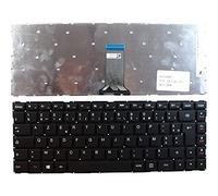 Keyboards4Laptops Francés Negro Teclado de Repuesto para Ordenador portátil Compatible con Lenovo Essential U31-70