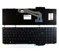 Keyboards4Laptops Francés Negro Windows 8 Teclado de Repuesto para Ordenador portátil Compatible con DELL Latitude E5540