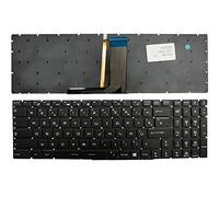 Keyboards4Laptops Francés Retroiluminada Negro Windows 8 Teclado de Repuesto para Ordenador portátil Compatible con MSI Gaming GS60 6QC Ghost