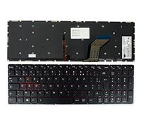 Keyboards4Laptops Francés Retroiluminada Negro Windows 8 Teclado de Repuesto para Ordenador portátil Compatible con Lenovo IdeaPad Y700-15ISK
