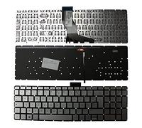 Keyboards4Laptops Francés Retroiluminada Plata Windows 8 Teclado de Repuesto para Ordenador portátil Compatible con HP Pavilion 15-ab225ne