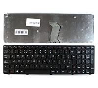 Keyboards4Laptops Lenovo Essential B590 Marco Negro Negro Windows 8 Layout Reino Unido Teclado de Repuesto para Ordenador portátil