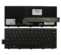 Keyboards4Laptops Reino Unido Marco Negro Retroiluminada Negro Windows 8 Teclado de Repuesto para Ordenador portátil Compatible con DELL Inspiron 14 5445