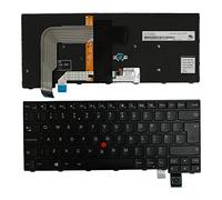 Keyboards4Laptops Reino Unido Marco Negro Retroiluminada Negro Windows 8 Teclado para Ordenador portátil Compatible con Lenovo 9Z.NCJBT.60U
