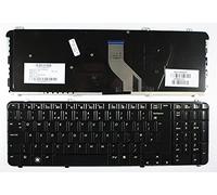 Keyboards4Laptops Reino Unido Negro Brillante Teclado de Repuesto para Ordenador portátil Compatible con HP Pavilion DV6-1220EW