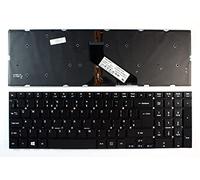 Keyboards4Laptops Reino Unido Retroiluminada Negro Windows 8 Teclado para Ordenador portátil Compatible con Acer 9Z.N9MBC.A0U