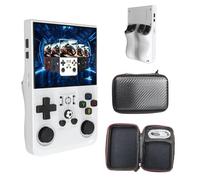 Keyboy - Consola de Juegos Keyboy, Consola de Videojuegos Retro portátil con Más de 20000 Juegos, Consola de Juegos portátil, Pantalla IPS HD de 4 ", Nuevo R36Pro (3.5-Inch Screen,128g White)