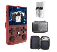 Keyboy - Consola de Juegos Keyboy, Consola de Videojuegos Retro portátil con Más de 20000 Juegos, Consola de Juegos portátil, Pantalla IPS HD de 4 ", Nuevo R36Pro (4-Inch Screen,64g Red)