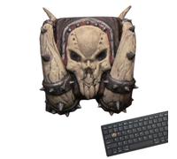 Keycap - Teclado creativo de resina espeluznante - Teclado mecánico de juego - Teclado gótico - Accesorios geniales para PC para fanáticos de videojuegos y coleccionistas