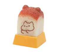Keycap Toasts - Teclas de resina con dibujos animados para teclado mecánico de juegos, teclas 3D