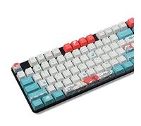 Keycaps, 104 Teclas OEM PBT Keycaps Conjunto Completo Keycap PBT Sublimación de Tinta Keycap para GK61 Cherry MX Teclado mecánico (vendi Solo keycap)