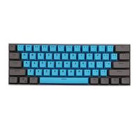 Keycaps, 61 PBT Keycaps Backlight Bicolor Teclado Mecánico PBT Teclas ANSI Layout Keyset para Ducky Keyboard / GH60 / RK61 / ALT61 / Annie/Keyboard Poker Keys (Solo Vende keycaps)