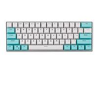 Keycaps, 61 PBT Keycaps Backlight Bicolor Teclado Mecánico PBT Teclas ANSI Layout Keyset para Ducky Keyboard / GH60 / RK61 / ALT61 / Annie/Keyboard Poker Keys (Solo Vende keycaps)