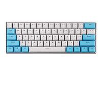 Keycaps, 61 PBT Keycaps Backlight Bicolor Teclado Mecánico PBT Teclas ANSI Layout Keyset para Ducky Keyboard / GH60 / RK61 / ALT61 / Annie/Keyboard Poker Keys (Solo Vende keycaps)