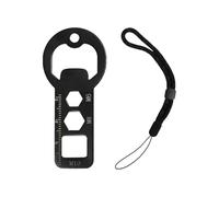 Keychain Bottle Opener - Portable Metal Bottle Opener Keychain | Multifunctional 4-In-1 Tool With Lanyard For Beer Soda Outdoor Party Camping Bar Restaurant Home Kitchen Car Bartender