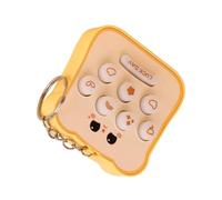Keychain Charm, Whack Mole Fidget Toy, Stress Reduction Cute Glowing Fidget, Portable Relax Activity Accessory, Ideal for Home, Birthday, Bag, Adults, Kids, 2.44x2.44x0.91 Inches