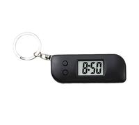 Keychain Clock - Glow-in -The-Dark Electronic Keyring Watch, LED Digital Time Display, Compact Portable Timer | Backpack Accessory for Men, Women, Teens, Kids, Students, Travel, Daily Carry