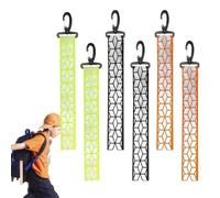 Keychain de etiqueta - Pendientes de reflector de seguridad de correas | Clave reflectante FOB | Strap Bag Coste de llaves impermeables colgantes | Lo mejor para el ciclismo nocturno Cycling caminando