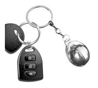 Keychain de sombrero de seguridad | Favores de la fiesta de construcción: llavero de seguridad de la construcción pequeña del sombrero duro con el tema del anillo de llave duro