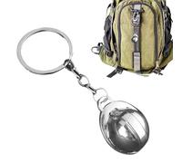 Keychain de sombrero duro, llavero mini cascos, llavero pequeño de seguridad de la construcción tinte de llave del sombrero dura tema de construcción de la del anillo