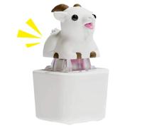 Keychain Fidget Toy - Rechargeable Squeaking Goat Keyring